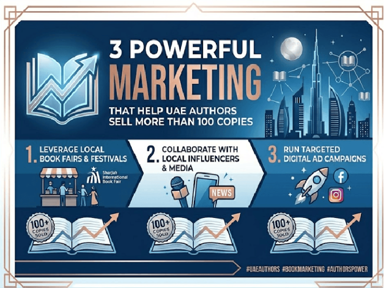 3 Powerful Marketing Moves That Help UAE Authors Sell More Than 100 Copies