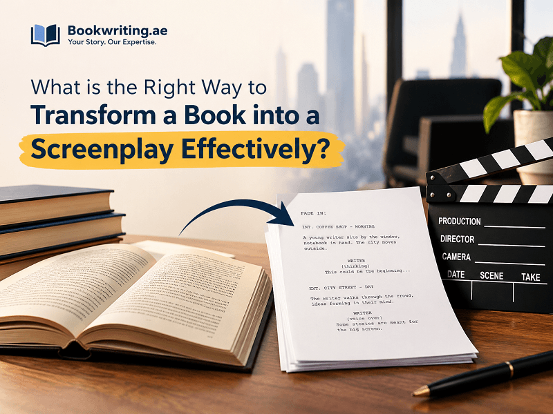 What is the Right Way to Transform a Book into a Screenplay Effectively