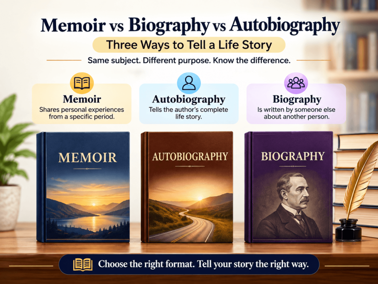 What’s the Difference Between a Memoir, Biography, and Autobiography?